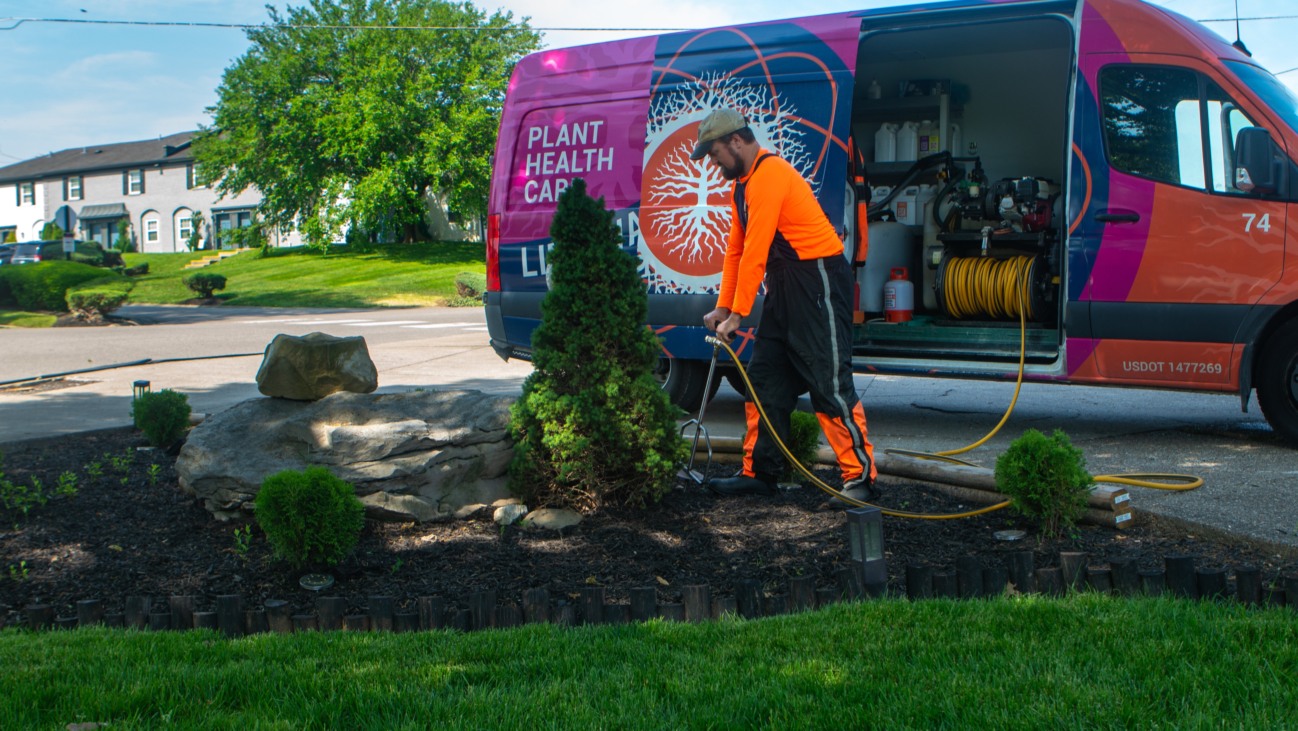 Plant health care crew shrub van 1